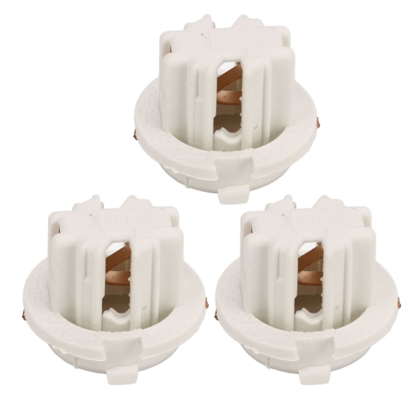 3 ST bakljus bromslampshållare Vit Kompakt struktur Passar för 7-serien E23 E32 E38 E65 E66 E67 F01 F02 F03 F04