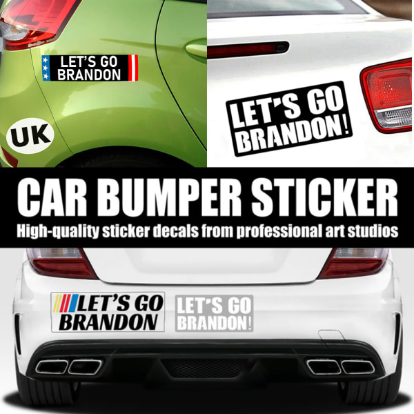 Let's Go Brandon -tarrat auton puskuritarrat hauska tarra skeittilaudalle kannettavalle tietokoneelle kypärälle