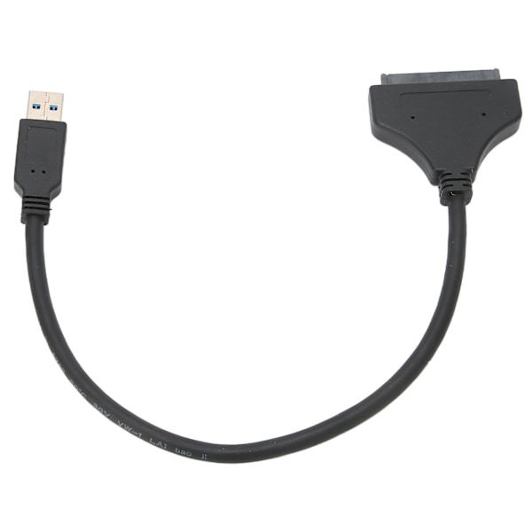 USB til SATA-adapter 6 Gbps overføringshastighet ABS for 2,5 tommer 7‑15 mm HDD SSD med LED-indikator for Windows