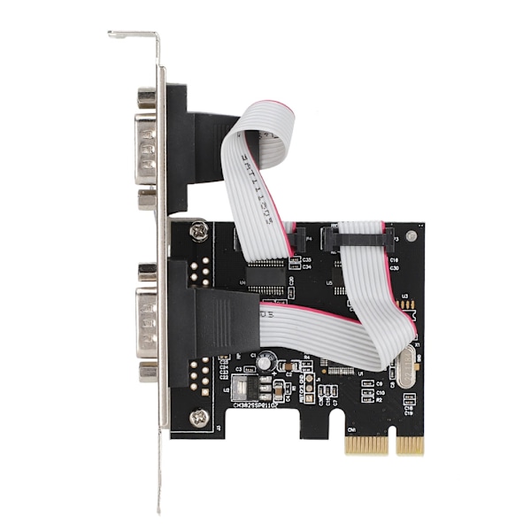 Dual Serial DB9 RS232 PCI-E Controller Adapter Card