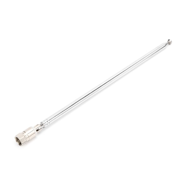 98,5 cm 7-osainen teleskooppinen antenni F-liittimellä, yleismallinen FM-radiolle, DAB- ja AV-vastaanottimelle