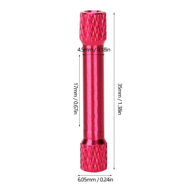 10 stk avstandsstykke M3x35mm anodisert aluminiumlegering innvendig gjenge søyleavstandsstykke for DronePeach