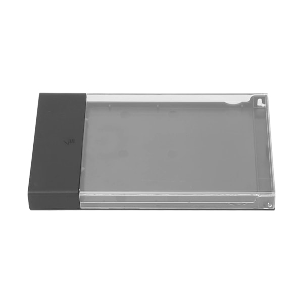 2,5\" Harddisk Kabinet Gennemsigtigt Skal Forstærket Design LED Indikator Sort USB3.0 SSD Kabinet til Computer