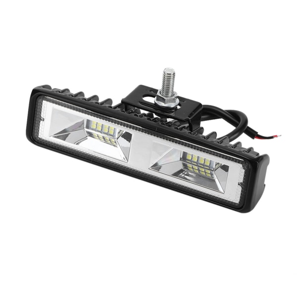6 tommer 16 LED Lys Bar Stråle Pære Bil Ekstra Arbeidslampe 12-24V Svart