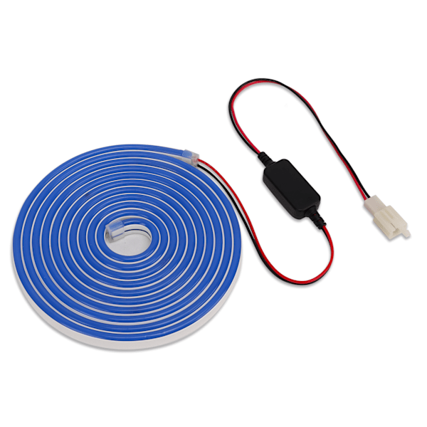LED-lysstripe for bagasjerommet foran i bil, IP67, omgivende belysning, erstatning for Tesla Model 3 2018‑2020 DC12‑16V Blå