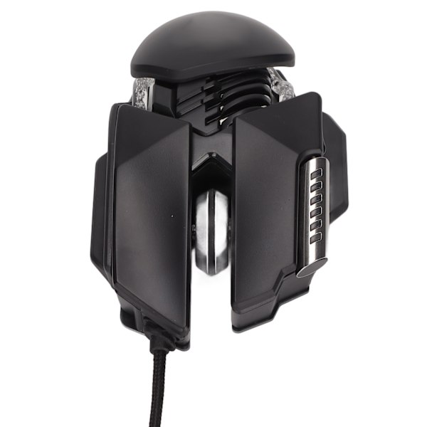 Mekanisk Mus 12800 DPI Ergonomisk Udtrækkelig Justering RGB USB Sort 6D Knap Gaming Kablet Mus
