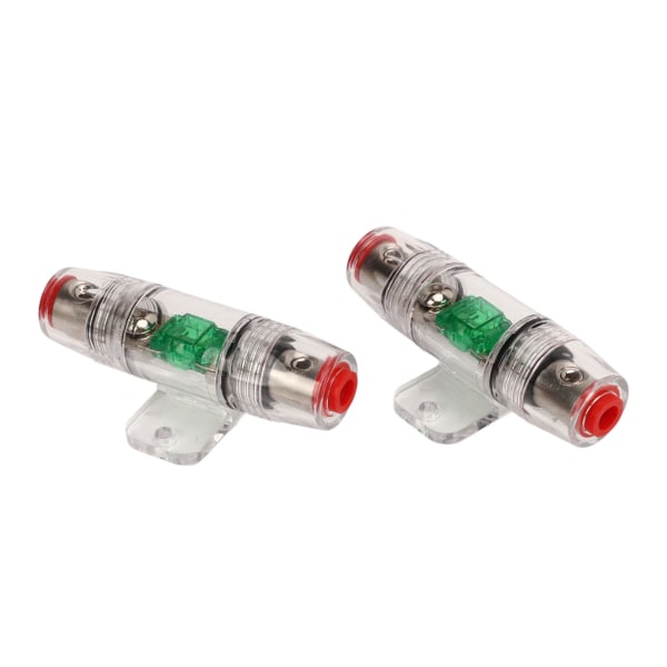 2 kpl DC12‑36V Inline ANL Sulakepesä IP67 Vedenpitävä Auton Äänivahvistimen Akun Sulake Virtalohko