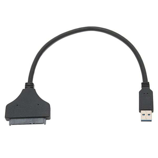 USB til SATA-adapter 6 Gbps overføringshastighet ABS for 2,5 tommer 7‑15 mm HDD SSD med LED-indikator for Windows