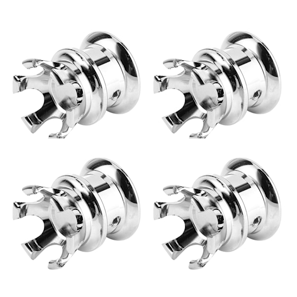 4 stk. motor skruehætte dæksler krone styling passer til XL883/Big Twin 1340 Evo/Twin Cam modeller galvanisering