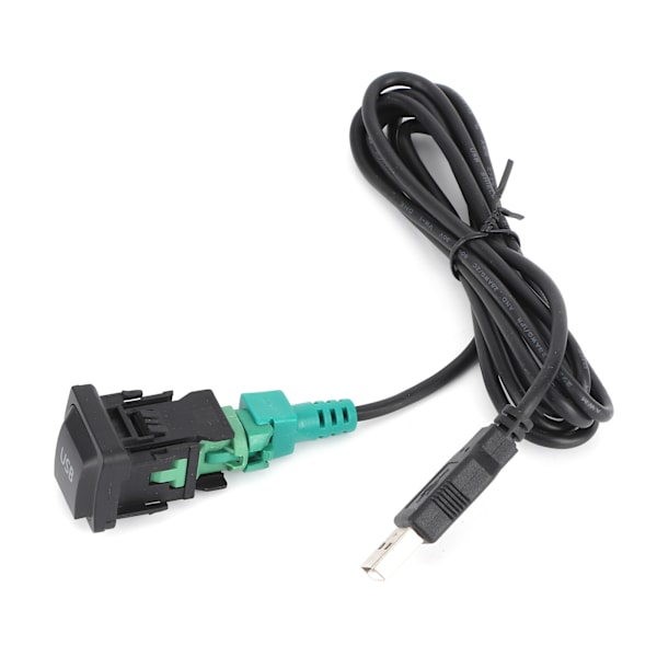 Stereo USB Kabel Adapter Knap til CD Afspiller Radio DC 12V Universal Tilslutningsledning