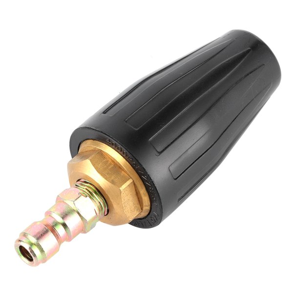 Højtryksrenser turbo mundstykke 3600PSI 1/4in roterende sprøjtespids Quick Connect rengøringsværktøj 4.0 GPM