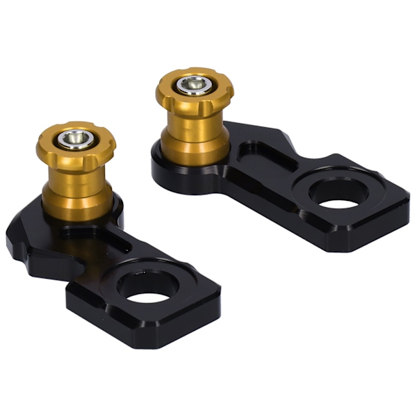 2 stk. Motorsykkelakselblokk Slider Aluminiumlegering Erstatning for CB650R/F CBR650R 2019‑2020 Gul