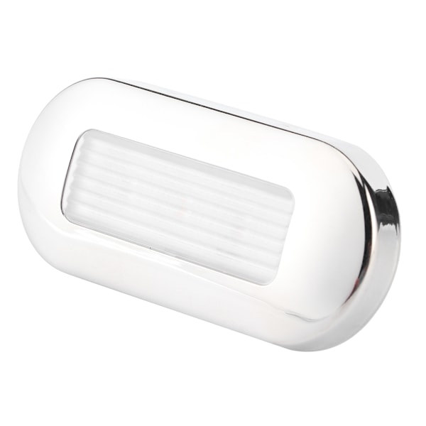 12V DC LED Gångvägsbelysning Oval Form 3 Lamp Pärlor IP67 Vattentät för Marin Båt RV Varmvit