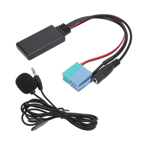 Bil Bluetooth Modul Audio Aux Kabel Mikrofon MINI ISO Port til Stereo 8PIN 6PIN Port