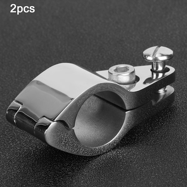 2 stk Bimini Topkæbe glideklemme stålbåd hardware fitting til oppustelige kommercielle yachts22MM