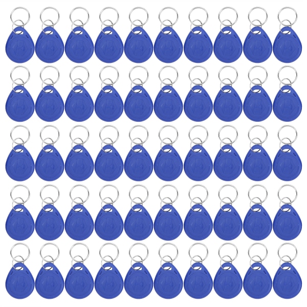 50 stk ID-kort nøkkelbrikke-brikke 125KHZ Overskrivbar Universal for tilgangskontroll Heisparkering