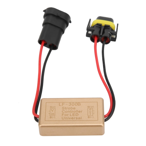 Flash Strobe Controller Box Kontinuerlig blinkande modul H8 H9 H11 Sockel för LED-strålkastare dimljus
