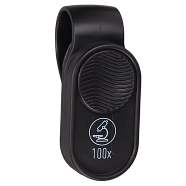 100X Telefonmikroskop for iPhone-smarttelefoner, nettbrett, bærbar mini lommemikroskop med LED-lys