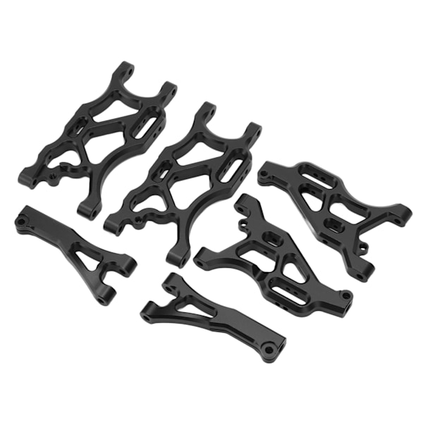 RC-upphängningsarmsats i aluminiumlegering, främre och bakre svängarmar med kullager för ARRMA 1/7 LIMITLESS för INFRACTION 6S för TYPHON 6S 1/8 RC-bil, svart