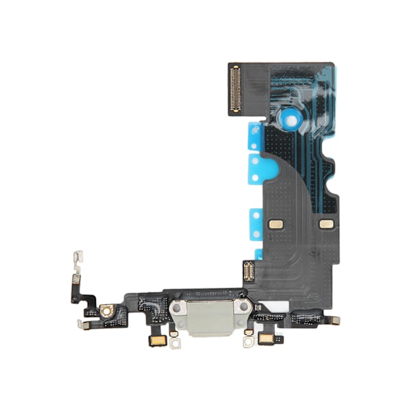 USB-lataus Flex -kaapeli Puhelimen latausportin liitin Flex -kaapelin vaihto IPhone 8 korjaukseen Valkoinen