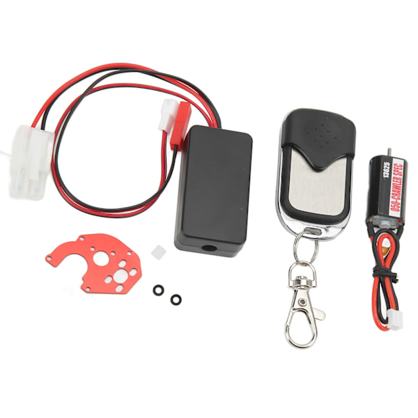 60T Bøsset Motor Lav Friktion Høj Torsion med Fjernbetjening Controller RC Tilbehør til DIY Legetøjsbil Modifikation