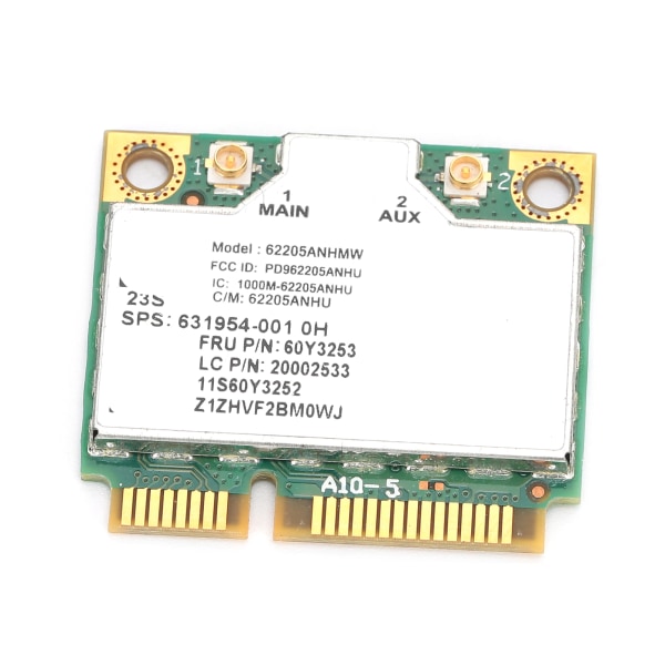 6205AN langaton verkkokortti FRU 60Y3253 300 Mbps 5G WiFi-sovitin Mini PCIE -liitäntä Lenovo Thinkpadille