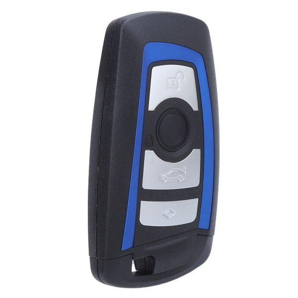 Svart bilnyckelfodral Case Liten intelligent hållbar ersättning för 550i GT 2010-20114-knapp