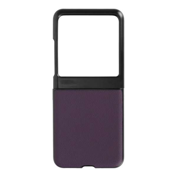 Flip Phone case Läder Fullt skydd Anti-droppsäkert hopfällbart cover till Motorola Razr 40 Ultra Purple