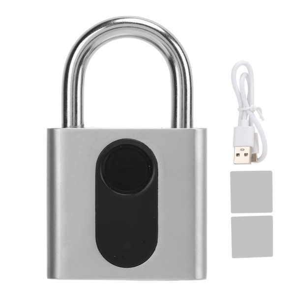 Bluetooth Sormenjälkilukko Vedenpitävä USB lataus Älykäs sormenjälkilukko kuntosalin oven reppuun