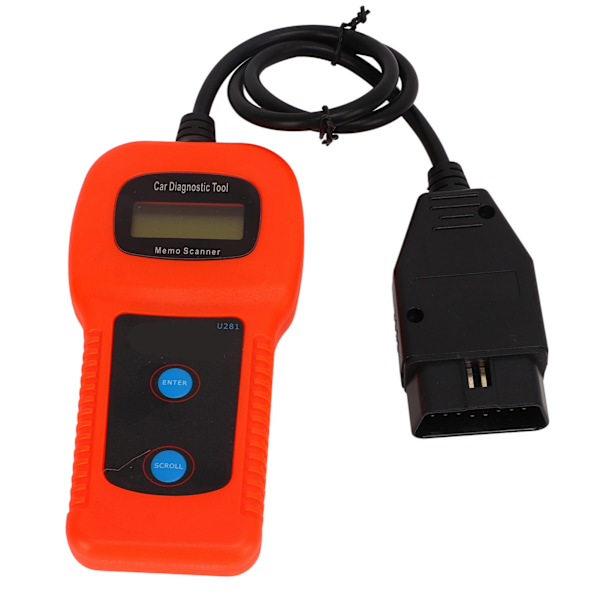 U281 OBD2 Felkodsläsare DTC Skanning Snabb Diagnostisk Återställning Diagnostiskt Kontrollverktyg för Bil