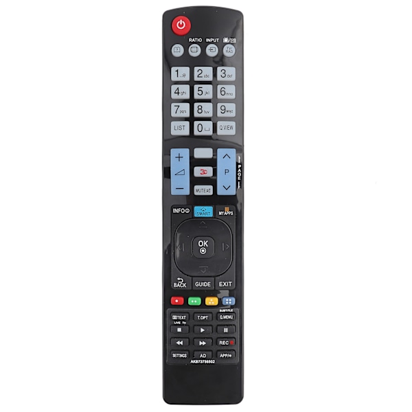 LG TV-fjärrkontroll för 60LA620S, 32LM620T, AKB73756504, AKB73275618, AKB73756502