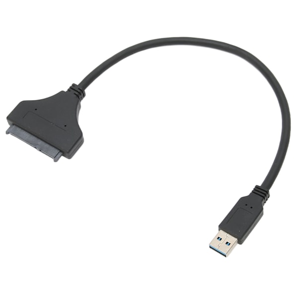 USB til SATA-adapter 6 Gbps overføringshastighet ABS for 2,5 tommer 7‑15 mm HDD SSD med LED-indikator for Windows
