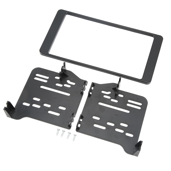 Blank sort dobbelt DIN Dash installationskit til Mitsubishi Outlander 2014 og fremefter