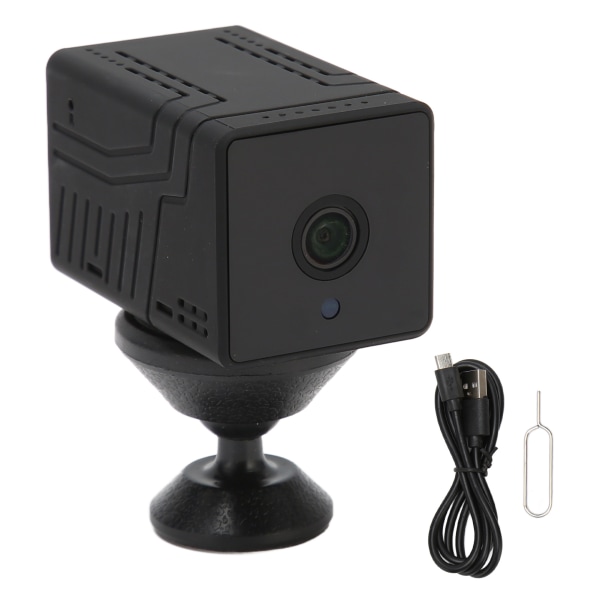Minikamera WiFi Lite bærbart barnepikekamera med video 1080P med telefonapp Bevegelsesdeteksjon nattsyn