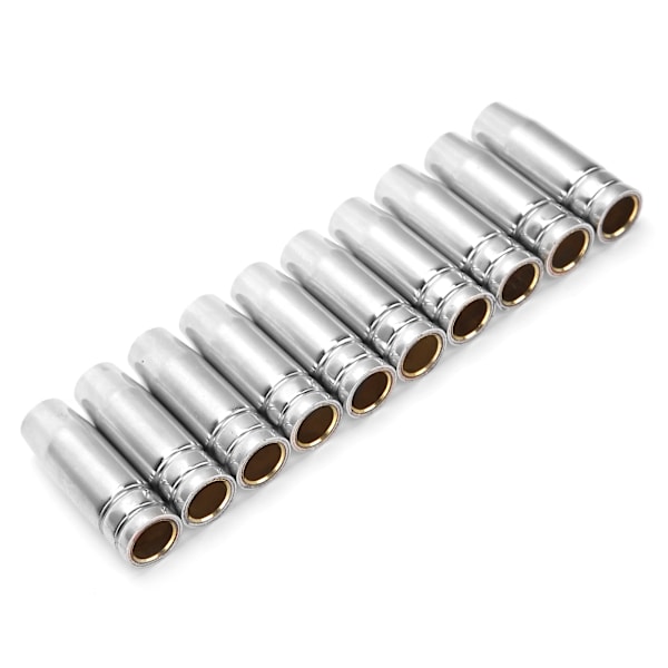 10kpl Kaasusuuttimen Kärki MB15 MB14 12mm Messinkipoltin Suoja Tarvike MAG MIG