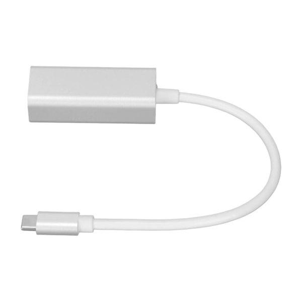 USB C - RJ45 Ethernet -sovitin Nopea Yhteys Ajurivapaa Hopea Type C - RJ45 Gigabit Ethernet -portti Kotiin ja Toimistoon