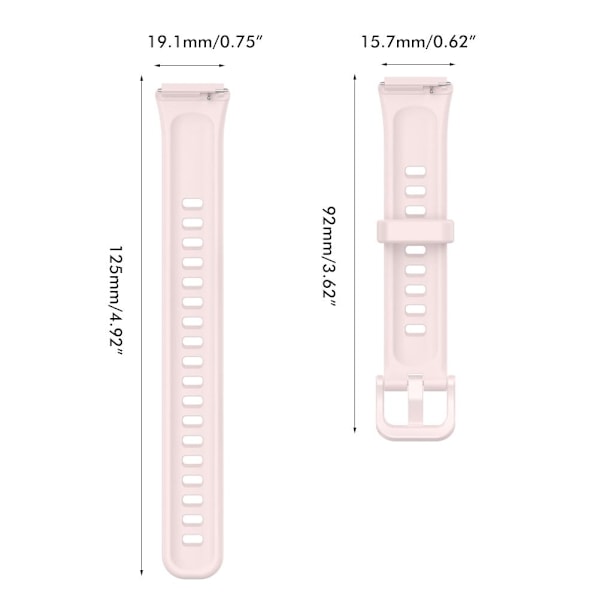 Vandafvisende TPU-erstatningsrem til Honor Band 7