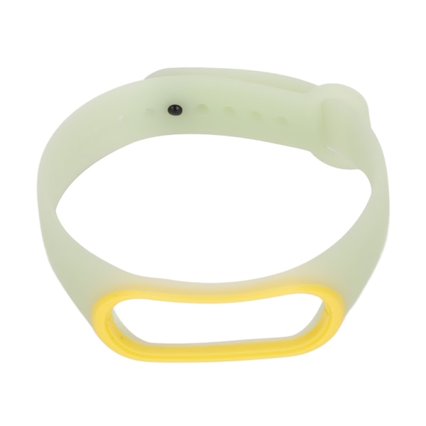 Smartklokke Armbånd Lysende Bånd Silikon Anti-Tapt Utbyttbar Rem med Porøs Justering for Mi Band 6 5 4 3 NFC