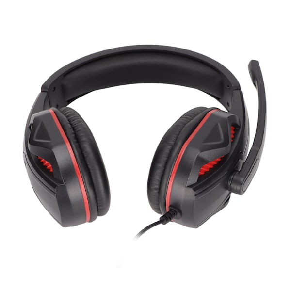Gaming Headset Brusreducerande Over Ear Mute Funktion 3.5mm Plugg Trådbundna Hörlurar med Mikrofon för PS4 PC Laptop