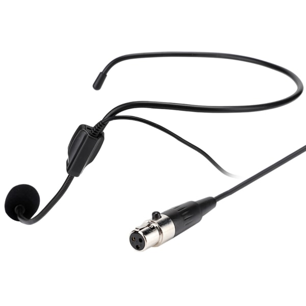 Mini XLR 3 Pins TA3F Plug Professional Wireless Head Wear Mic Headset Mikrofoni