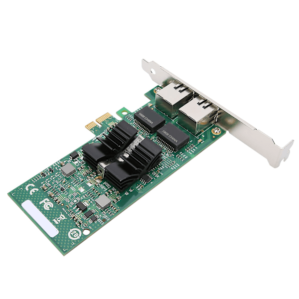 INTEL 82576-T2 Dobbelt Ports Gigabit PCI-e Netværksadapterkort - 1000 Mbps Server NIC med LED