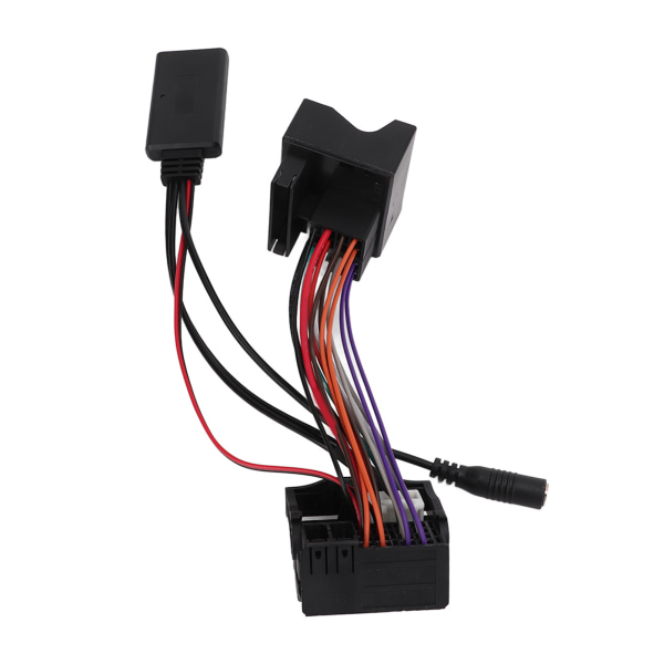Bluetooth 5.0 bil AUX lydinngangskabel med handsfree mikrofonadapter for A3 TT A4 2007-2014