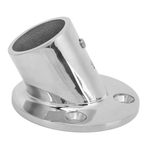 32 mm/1,26 tommer Rund Håndliste Base 60 Graders Beslag Rustfrit Stål Marine Hardware til Både Yachts