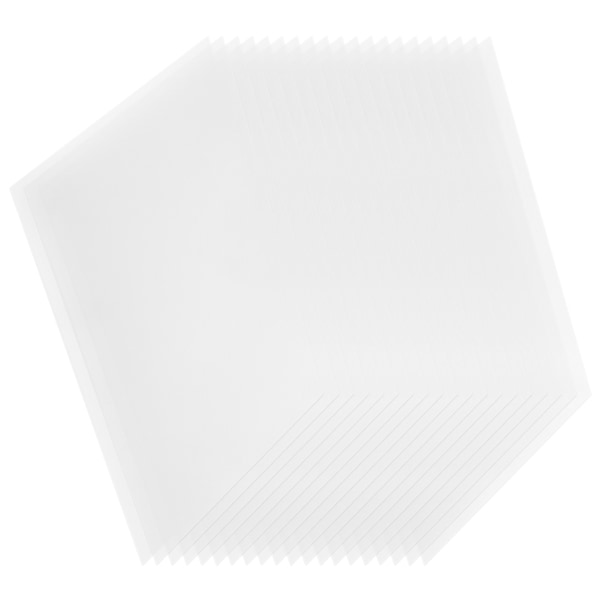 20 stk krympefilm semitransparent varmekrympende håndmalet gør-det-selv-ark 0,2 mm 20145#