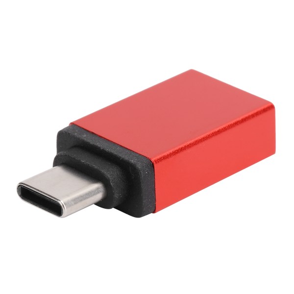 Typ C Adapter Converter Mobiltelefon Notebook USB Snabbladdning Datortillbehör (Rose Red)