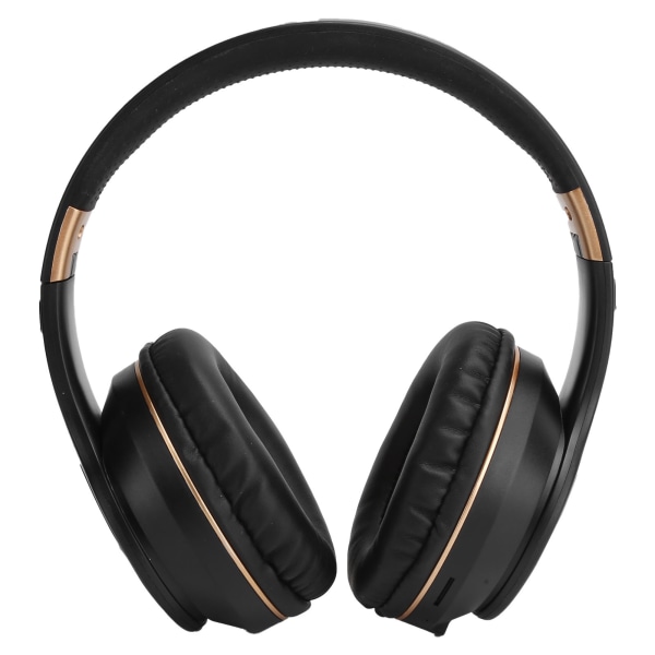 Bluetooth headset hopfällbart trådlöst över örat Bass sporthörlurar stöder minneskort