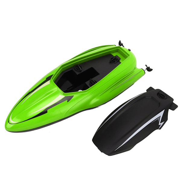 Fjernstyrt båt RC Skip Vanntett Høyhastighets Speedboat Modell Leke for Over 8 År Gammel Grønn 3 stk Batteri