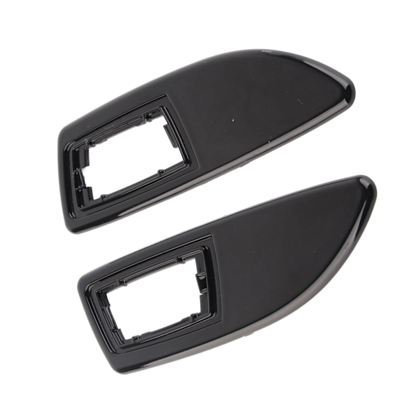 2 stk. Sideblinklys Repeater Rammesæt Bil Tilpasninger Udskiftning til Vauxhall Corsa D Range 2006-2014 Blank Sort