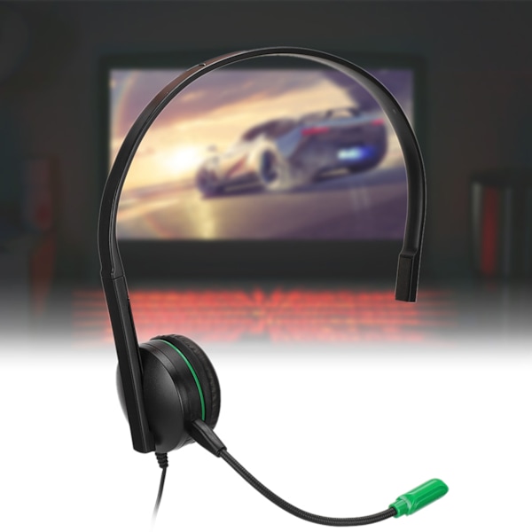 XBOX One Black Green Gaming Headset