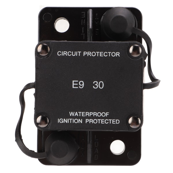 Automatisk tilbakestillingsbryter 32V 30A 1/4in Bolt IP67 Beskyttelse Brannsikker for Lastebiler Busser Bobiler Batteri